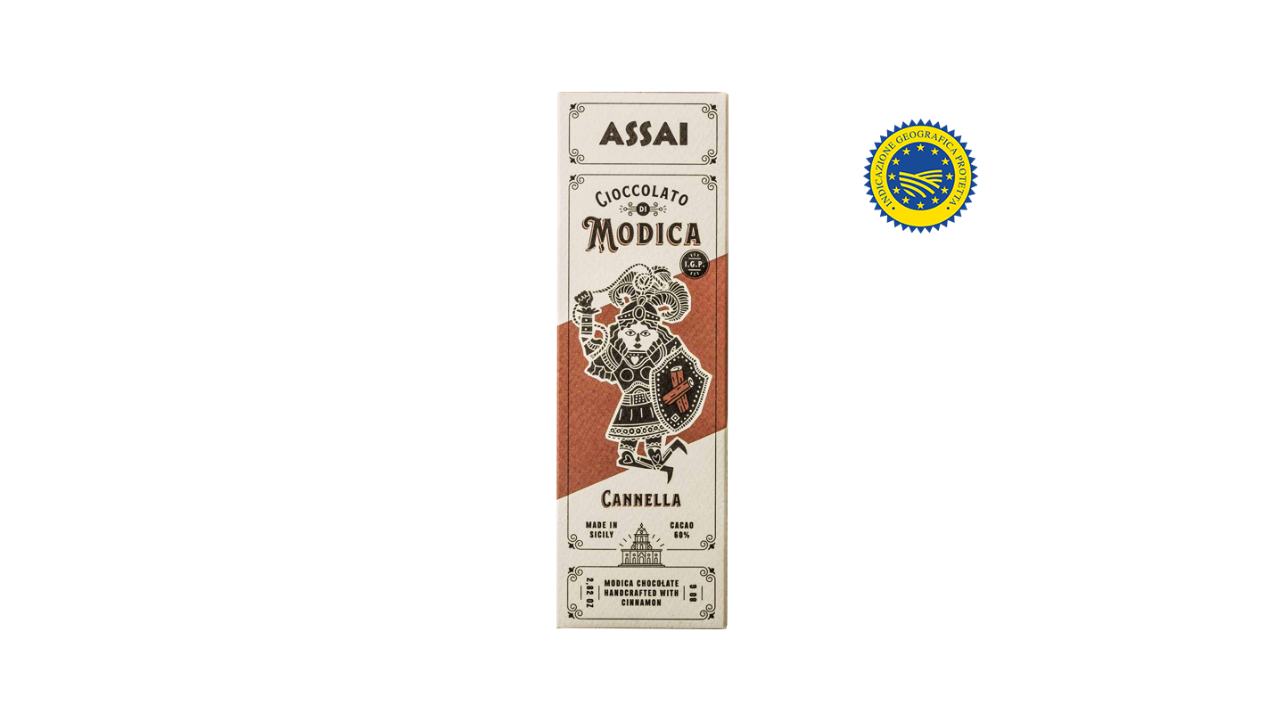 Czekolada Modica IGP 60% z cynamonem