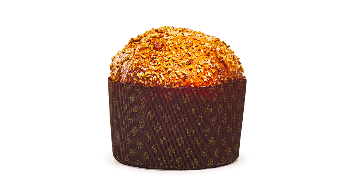 Panettone z figami, jabłkami i orzechami
