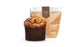 Panettone z trzema rodzajami czekolady