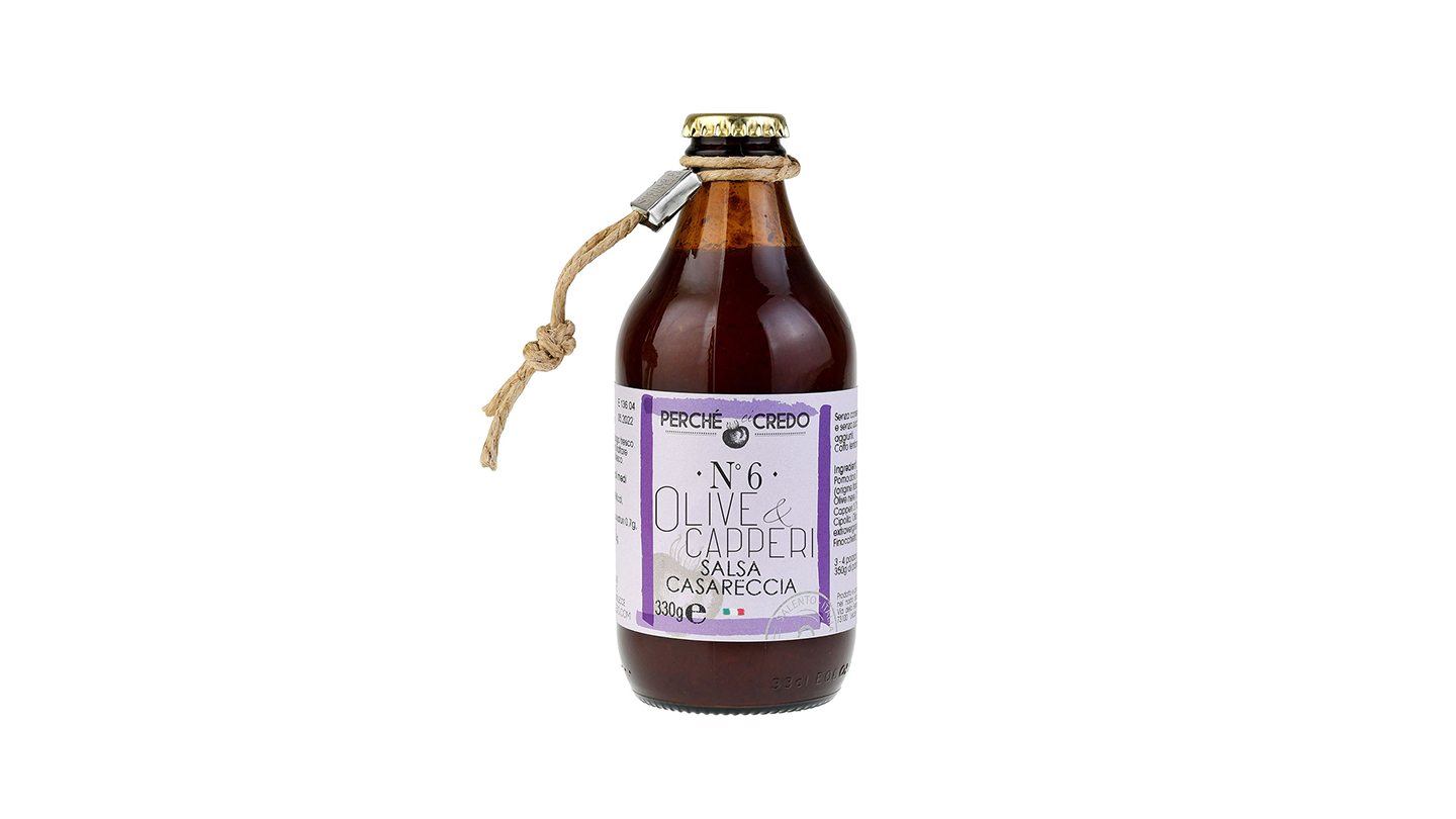 Sos pomidorowy z oliwkami i kaparami