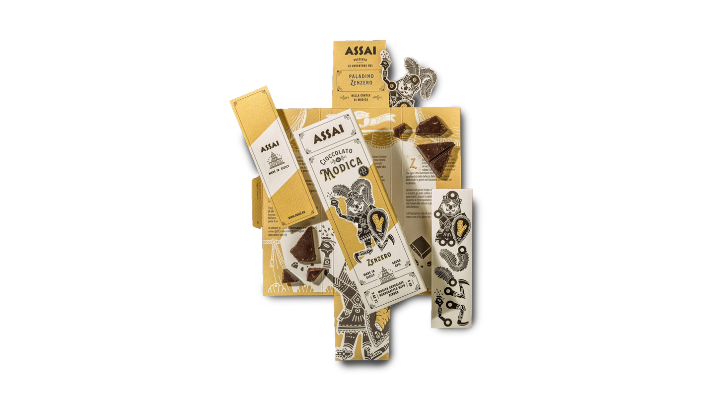 Czekolada Modica 60% z imbiru