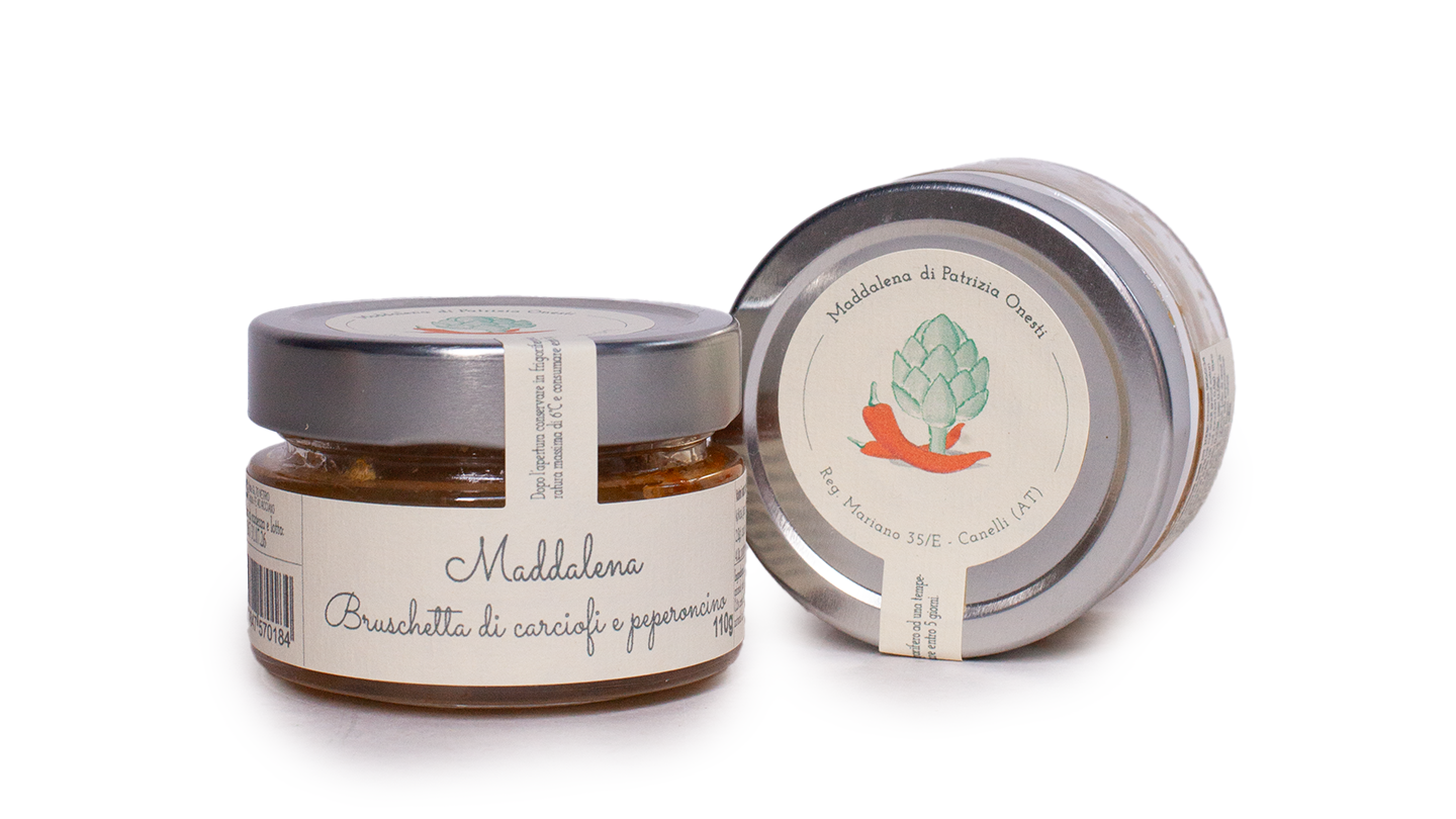 Bruschetta z karczochami i papryczką chili