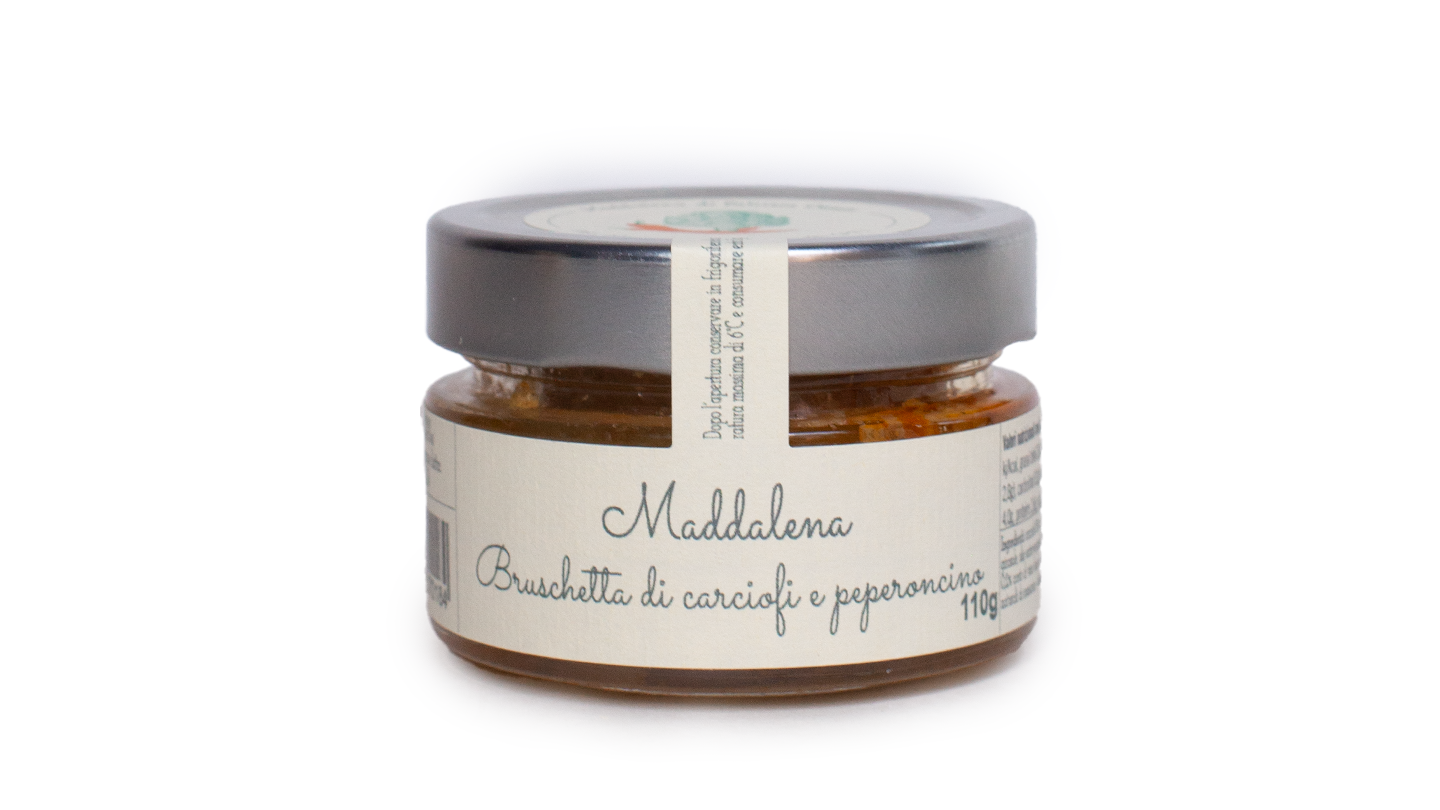 Bruschetta z karczochami i papryczką chili