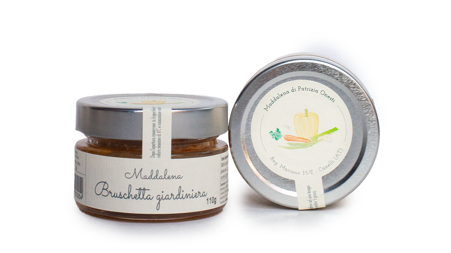 Bruschetta z mieszanką warzyw