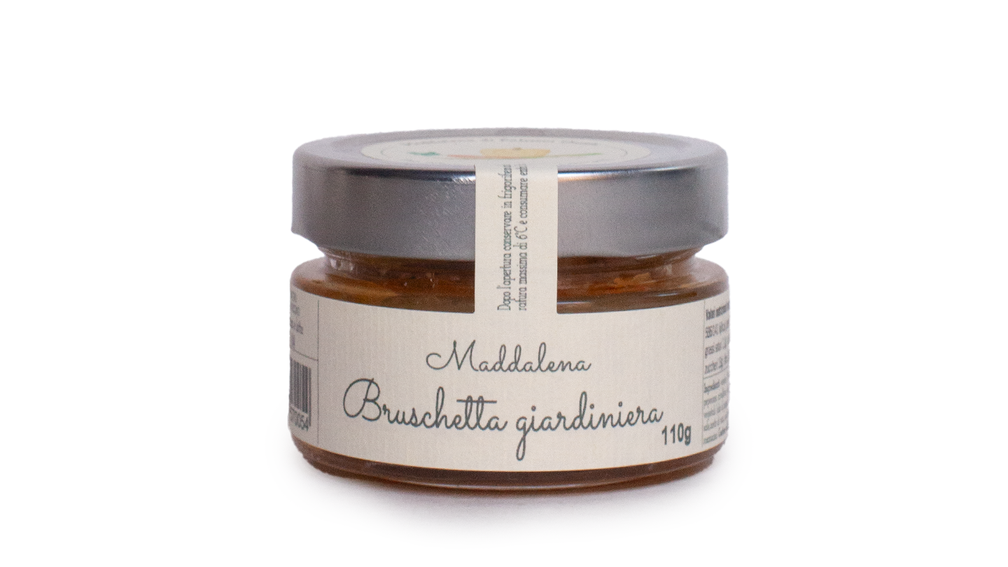 Bruschetta z mieszanką warzyw